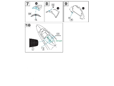 Grumman F9f-2 Panther - Interior Details (Designed To Be Used With Trumpeter Kits) - zdjęcie 5