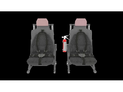 Sikorsky Uh-60 / Sh-60 And Mh-60 Late - Pilot Seats (3d-printed) - zdjęcie 2