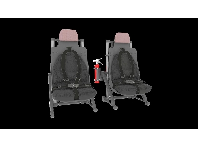 Sikorsky Uh-60 / Sh-60 And Mh-60 Late - Pilot Seats (3d-printed) - zdjęcie 3