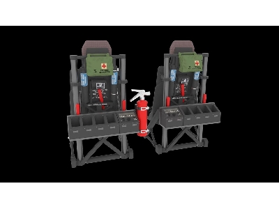 Sikorsky Uh-60 / Sh-60 And Mh-60 Late - Pilot Seats (3d-printed) - zdjęcie 5