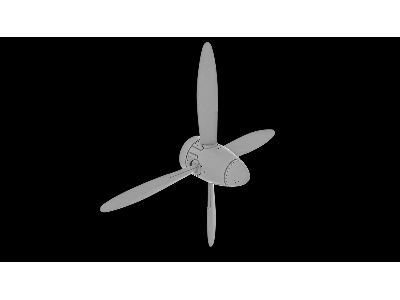 Av-68i Airscrew Late Type For Av-68i Four-blade Airscrew - zdjęcie 4