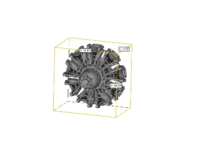 Bmw Bramo Fafnir 323 Engine (3d-printed ) - zdjęcie 3