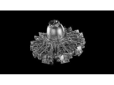 Bmw Bramo Fafnir 323 Engine (3d-printed ) - zdjęcie 10