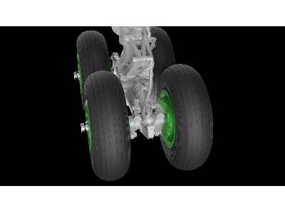 Ilyushin Il-18 /  Il-20 / Il-22 And Il-38 - Landing Gears With Wheels (For A-model Kits) - zdjęcie 3