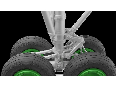 Ilyushin Il-18 /  Il-20 / Il-22 And Il-38 - Landing Gears With Wheels (For A-model Kits) - zdjęcie 5