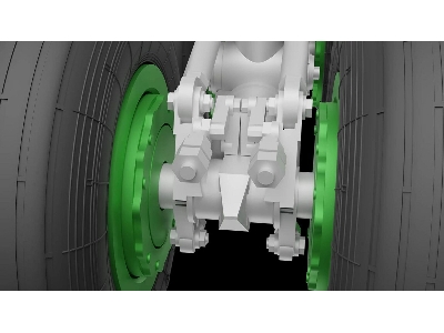 Ilyushin Il-18 /  Il-20 / Il-22 And Il-38 - Landing Gears With Wheels (For A-model Kits) - zdjęcie 23