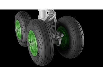Ilyushin Il-18 /  Il-20 / Il-22 And Il-38 - Landing Gears With Wheels (For A-model Kits) - zdjęcie 24
