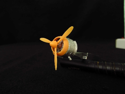 Fiat Cr.42 Falco - Cowling And Engine 3d-printed (For Italeri And Supermodel Kits) - zdjęcie 3