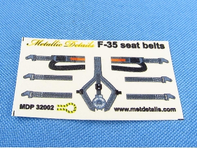 Lockheed Martin F-35 A/B/C Lightning Ii - Seat Belts 3d-printed Decals (For Trumpeter Kits) - zdjęcie 2