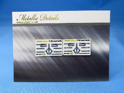 Lockheed Martin F-35 A/B/C Lightning Ii - 3d-printed Seat Belts Decals (For Italeri, Meng Model And Tamiya Kits) - zdjęcie 1