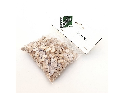 Bloczki Kamienne Jasne (5 X 3 Mm / 500 Szt.) - zdjęcie 2