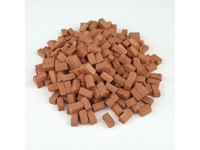 Bloczki Kamienne Czerwone (5 X 5 X 10 Mm / 3000 Szt.) - zdjęcie 1