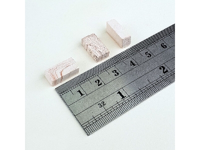 Bloczki Kamienne Duże Jasne (7 X 6 X 14 Mm / 2000 Szt.) - zdjęcie 3