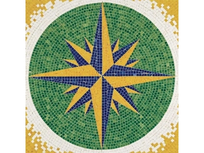 Rosa Vientos Mosaic (300 X 300 Mm) - zdjęcie 1