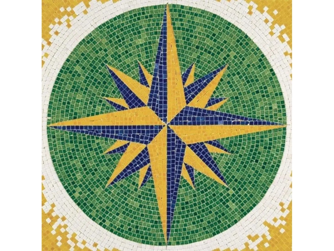 Rosa Vientos Mosaic (300 X 300 Mm) - zdjęcie 1