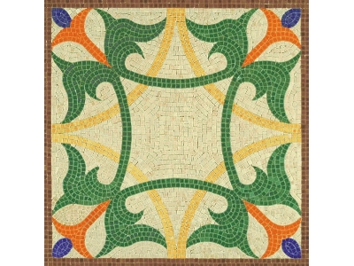 Mozaika - Wzór Roślinny (300 X 300 Mm) - zdjęcie 1