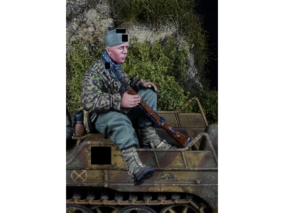German Waffen Ss Handschar Mountain Division Kettenkrad Rider 2 (1 Figure) - zdjęcie 1