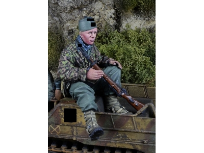 German Waffen Ss Handschar Mountain Division Kettenkrad Rider 2 (1 Figure) - zdjęcie 2