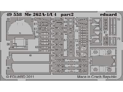  Me 262A-1/ U4 S. A. 1/48 - Hobby Boss - blaszki - zdjęcie 4