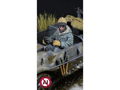 German Wwii Waffen Ss Schwimmwagen Driver (Winter 1943-1945 / 1 Figure) - zdjęcie 1