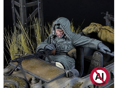 German Wwii Waffen Ss Schwimmwagen Mg Gunner (Winter 1943-1945 / 1 Figure) - zdjęcie 1