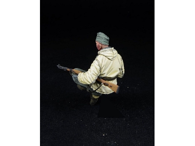 German Wwii Waffen Ss Soldier Sitting (Winter 1943-1945 / 2 Figures) - zdjęcie 3