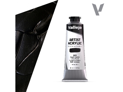 301 Acrylic Artist Color - Lamp Black - zdjęcie 1