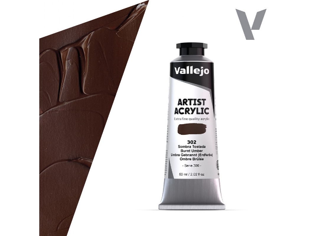 302 Acrylic Artist Color - Burnt Umber - zdjęcie 1