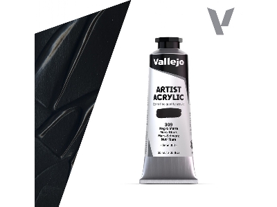 309 Acrylic Artist Color - Mars Black - zdjęcie 1