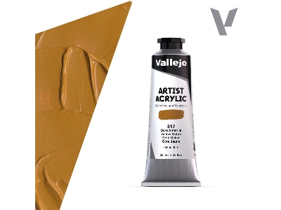 317 Acrylic Artist - Color Yellow Ochre - zdjęcie 1