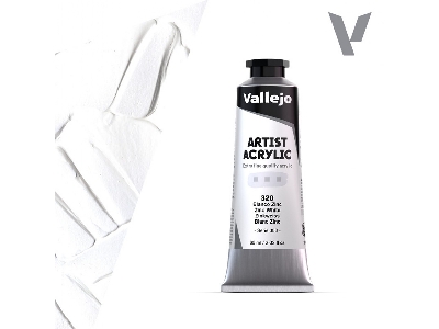 320 Acrylic Artist Color - Zinc White - zdjęcie 1