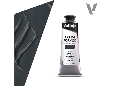 321 Acrylic Artist Color - Dark Grey - zdjęcie 1