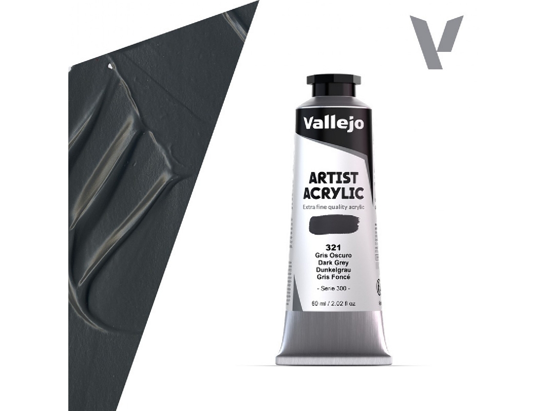 321 Acrylic Artist Color - Dark Grey - zdjęcie 1