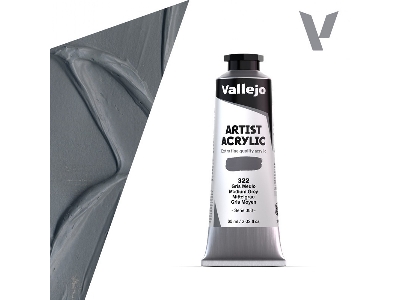 322 Acrylic Artist Color - Medium Grey - zdjęcie 1