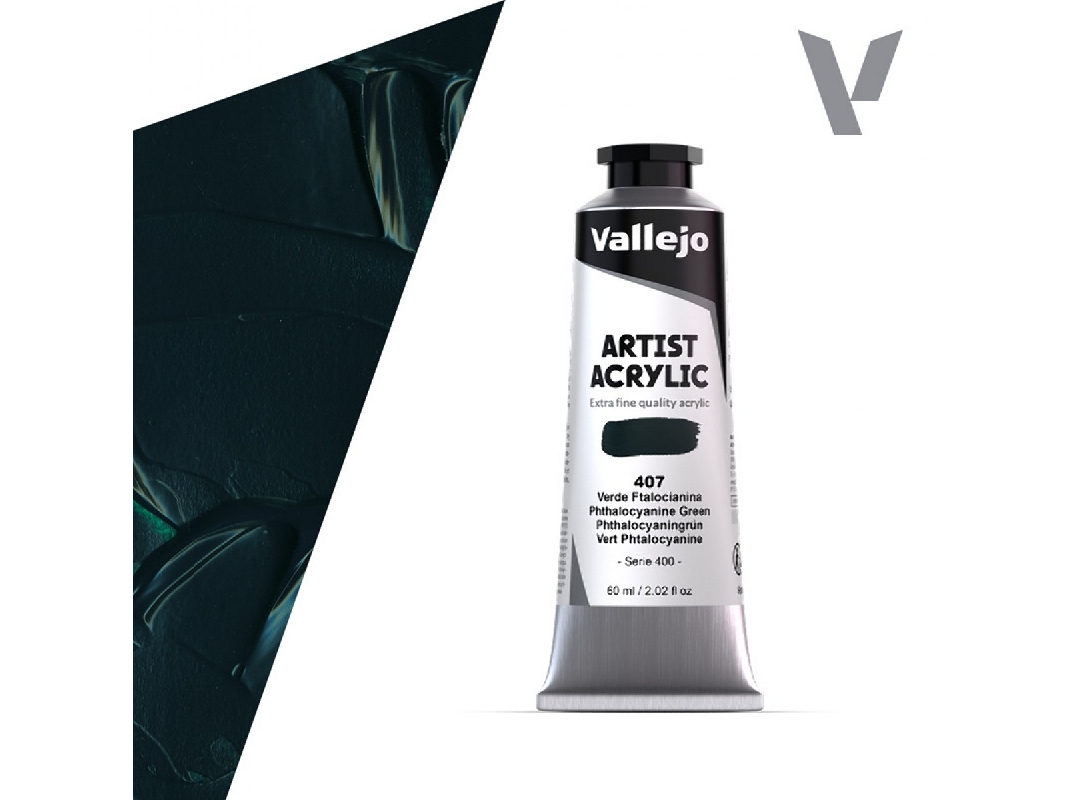 407 Acrylic Artist Color - Phtalo Green - zdjęcie 1