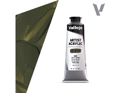 420 Acrylic Artist Color - Green Earth - zdjęcie 1