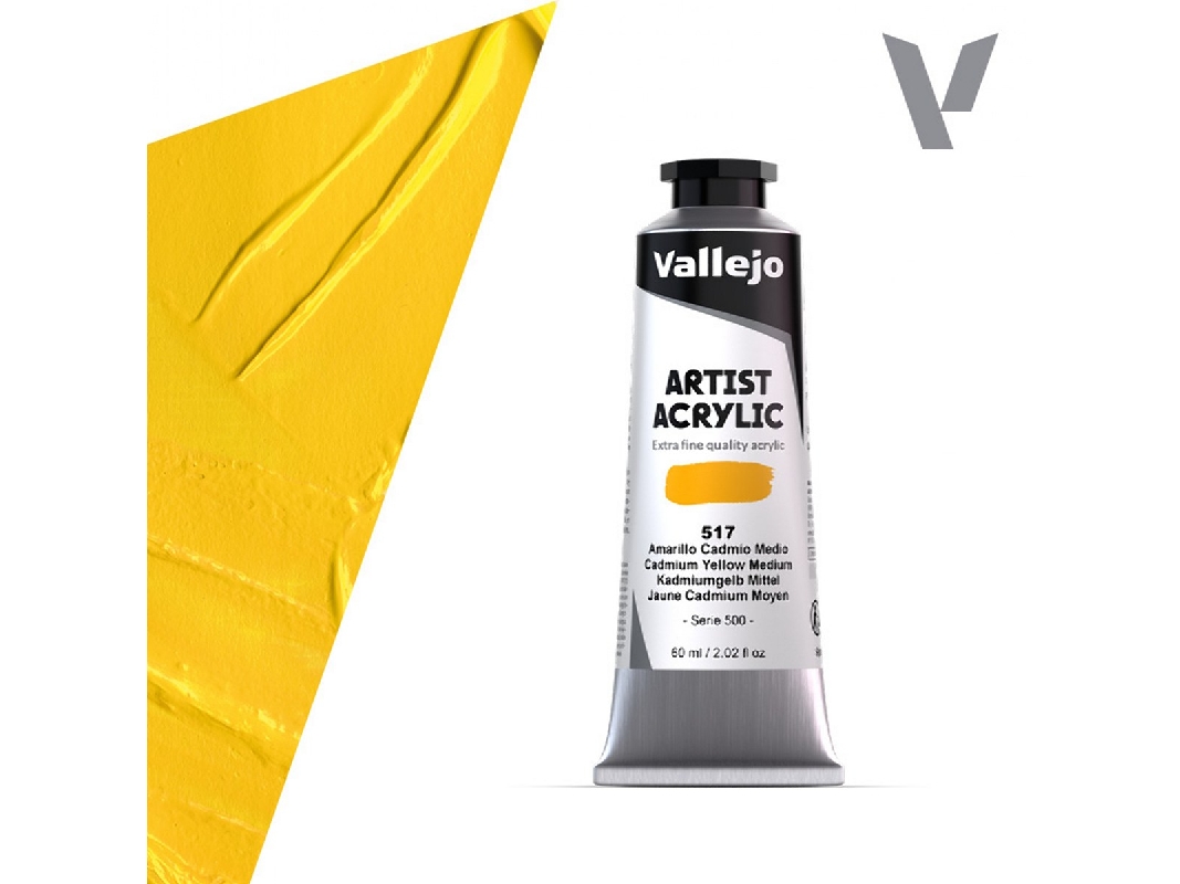 517 Acrylic Artist Color - Cadmium Yellow Medium - zdjęcie 1