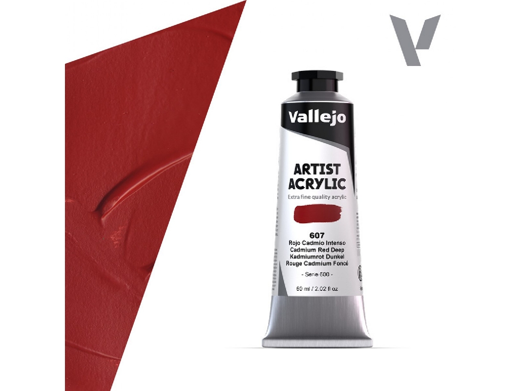 607 Acrylic Artist Color - Cadmium Red Deep - zdjęcie 1