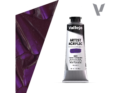 624 Acrylic Artist Color - Fluorescent Violet - zdjęcie 1