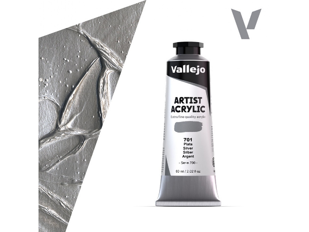 701 Acrylic Artist Color - Silver - zdjęcie 1