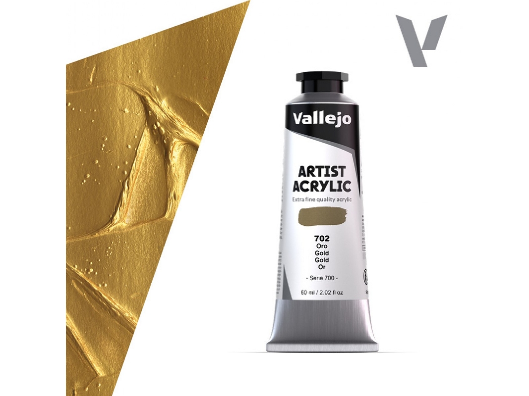 702 Acrylic Artist Color - Gold (Iridescent) - zdjęcie 1