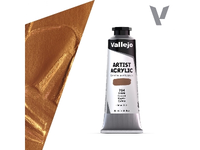 704 Acrylic Artist Color - Copper - zdjęcie 1