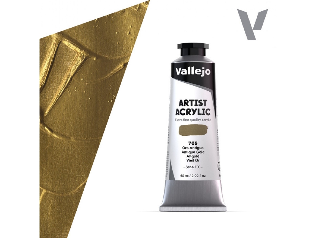 705 Acrylic Artist Color - Antique Gold - zdjęcie 1