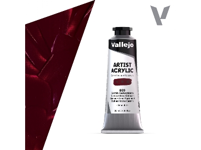 809 Acrylic Artist Color - Quinacridone Crimson - zdjęcie 1