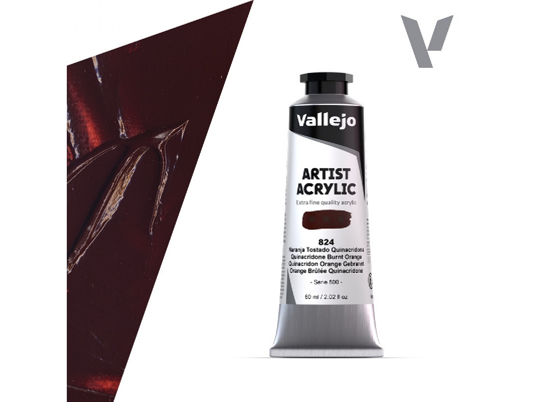 824 Acrylic Artist Color - Quinacridone Burnt Orange - zdjęcie 1