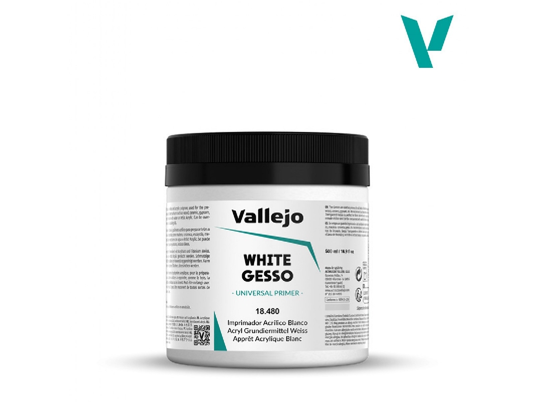 18480 Universal Primer - Gesso White - zdjęcie 1