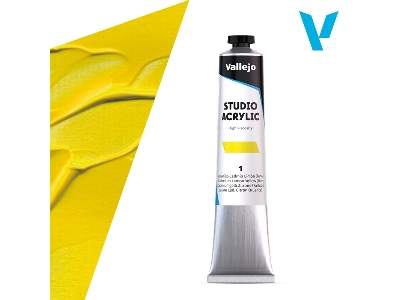 1 Studio Acrylic - Cadmium Lemon Yellow (Hue) - zdjęcie 1