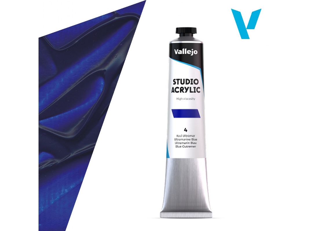 4 Studio Acrylic - Ultramarine Blue - zdjęcie 1