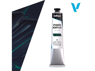 6 Studio Acrylic - Phtalo Green - zdjęcie 1