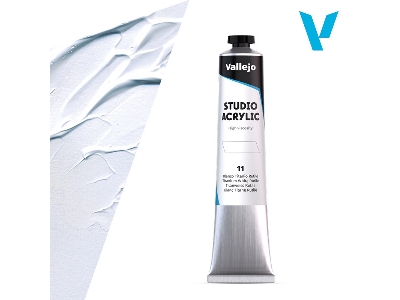 11 Studio Acrylic - Titanium White Rutile - zdjęcie 1